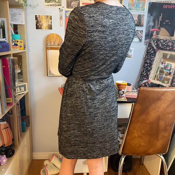 GAP knitted grey tie waist skater dress! - Picture 6 of 12